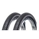 2 x Fahrradreifen Mantel Decke 20" Zoll 20 x 1.75 Fahrrad Kinder Rad Reifen Schwarz