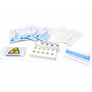 Corona Schnelltest Laientest Selbsttest Kit Covid 19 Antigen Test mit CE 5 Stk.