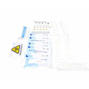 Corona Schnelltest Laientest Selbsttest Kit Covid 19 Antigen Test mit CE 5 Stk.