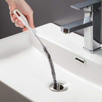 Abflussbürste Rohrreiniger Abflussfrei Rohr Abfluss Siphon Bürste Spirale