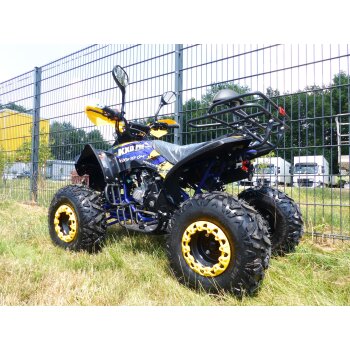 125ccm Quad KXD ATV Kinderquad 008 Pro Lemon Semi-Automatic Tacho 8 Zoll Blau
