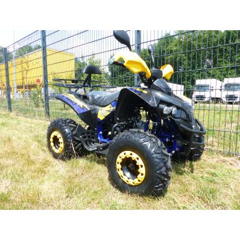 125ccm Quad KXD ATV Kinderquad 008 Pro Lemon Semi-Automatic Tacho 8 Zoll Blau