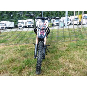 125ccm Dirtbike Cross Bike Pocketbike KXD 609 4 Takt 4 Gang Manuel 17/14" Rot