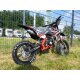 125ccm Dirtbike Cross Bike Pocketbike KXD 609 4 Takt 4 Gang Manuel 17/14" Rot