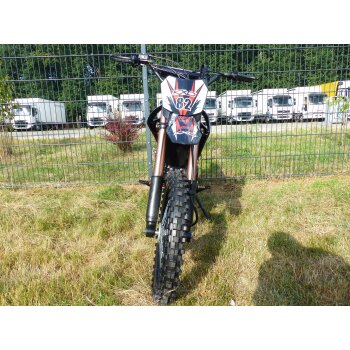 125ccm Dirtbike Cross Bike Pocketbike KXD 609 4 Takt 4 Gang E-Starter 17/14" Rot