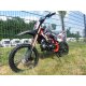 125ccm Dirtbike Cross Bike Pocketbike KXD 609 4 Takt 4 Gang E-Starter 17/14" Rot