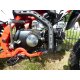 125ccm Dirtbike Cross Bike Pocketbike KXD 609 4 Takt 4 Gang E-Starter 17/14" Rot