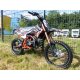 125ccm Dirtbike Cross Bike Pocketbike KXD 609 4 Takt 4 Gang E-Starter 17/14" Rot