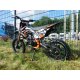 125ccm Dirtbike Cross Bike Pocketbike KXD 609 4 Takt 4 Gang E-Start 17/14 Orange
