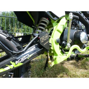125ccm Dirtbike Cross Bike Pocketbike KXD 609 4 Takt 4 Gang Manuel 17/14" Grün