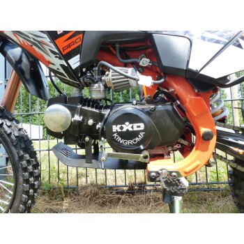 125ccm Dirtbike Cross Bike Pocketbike KXD 609 4 Takt 4 Gang Manuel 17/14" Orange