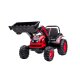 Kinder Elektroauto Radlader Traktor Kinderauto Kinderfahrzeug Elektro 2x35W Rot