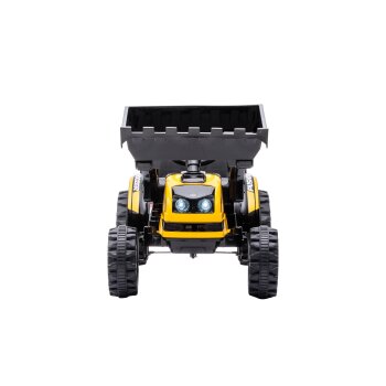 Kinder Elektroauto Radlader Traktor Kinderauto Kinderfahrzeug Elektro 2x35W Gelb