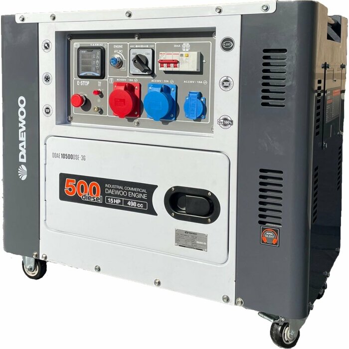 Daewoo Stromgenerator Dieselgenerator 8.1kVA Notstromaggregat 36 Ah  498cc 15PS