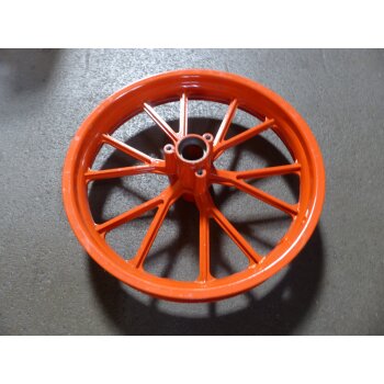 Mini Cross Dirt Bike Pocketbike 2-Takt Felge 10 Zoll (25,4 cm) vorne Orange