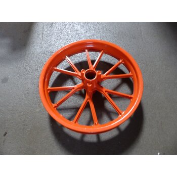 Mini Cross Dirt Bike Pocketbike 2-Takt Felge 10 Zoll (25,4 cm) vorne Orange