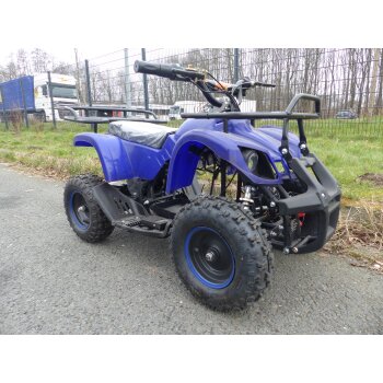 Pocketquad  Miniquad Quad Kinderquad Quad Pocketbike 800w Blau OHNE BATTERIE
