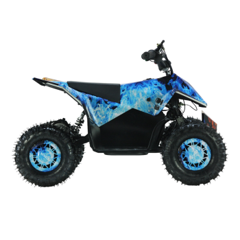 Elektro Cyber Quad Miniquad Atv 1000 Watt 36V Pocketquad Kinderquad ATV M2 Blau