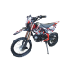 125cc Dirtbike Cross Pitbike Crossbike KXD 609 E+K 17/14 Zoll Lichtmaske Rot