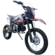 140cc Dirtbike Cross Bike Pitbike KXD 612 E-Start 17/14 Zoll Lichtmaske Rot