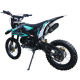140cc Dirtbike Cross Bike Pitbike KXD 612 E-Start 17/14 Zoll Lichtmaske Türkis