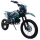 140cc Dirtbike Cross Bike Pitbike KXD 612 E-Start 17/14 Zoll Lichtmaske Türkis