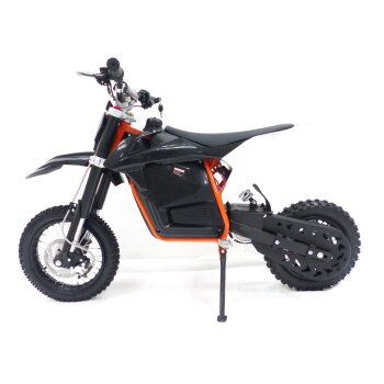 1000 Watt Elektro Dirtbike Cross KXD 707E 48V Pitbike 14/12“ Dirtbike Orange