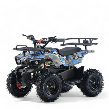 Kinder Elektroquad 1000W 36V Mini Pocketbike Kinderquad Miniquad ATV M8 Blau