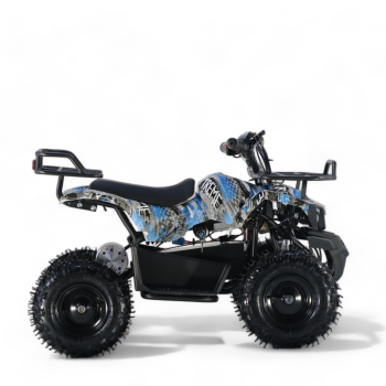 Kinder Elektroquad 1000W 36V Mini Pocketbike Kinderquad Miniquad ATV M8 Blau