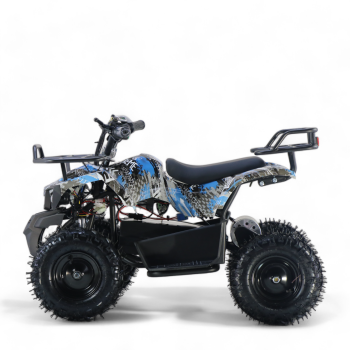 Kinder Elektroquad 1000W 36V Mini Pocketbike Kinderquad Miniquad ATV M8 Blau