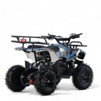 Kinder Elektroquad 1000W 36V Mini Pocketbike Kinderquad Miniquad ATV M8 Blau