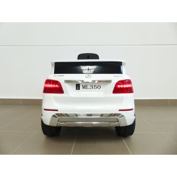 Kinder Elektro Auto Mercedes ML350 Kinderauto Elektrofahrzeug in Weiss 12V BASTLERFAHRZEUG