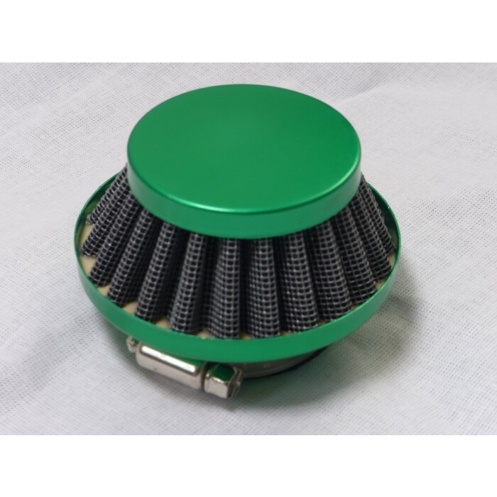 Pocketbike Dirtbike 49cc Quad Sportluftfilter Luftfilter Pocket Bike 44mm Grün