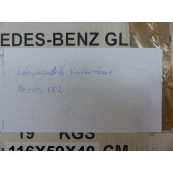 Retouren Palette Retouren mit Kinder Elektroautos Mercedes B-Ware Kundenretouren