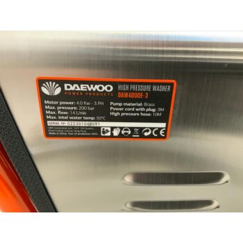 Daewoo Hochdruckreiniger DAW4000E-3 – kraftvoll & effizient reinigen!