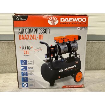 Daewoo DAAX Druckluft Kompressor Luftkompressor 230V 8 Bar 24L Kessel