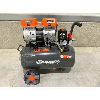 Daewoo DAAX Druckluft Kompressor Luftkompressor 230V 8 Bar 24L Kessel