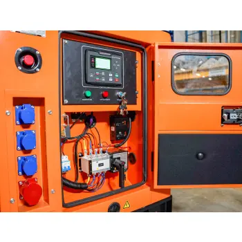 Notstromaggregat 15kVA wassergekühlt 380V Stromerzeuger Generator Diesel