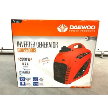 2200W Inverter Stromerzeuger 22kg tragbar Generator Benzin Notstromaggregat