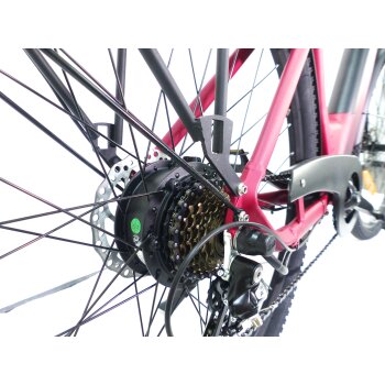 29 Zoll E-Bike Fahrrad Damenfahrrad Citybike Elektrofahrrad 36V 250W 70km Rot