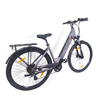 29 Zoll E-Bike Fahrrad Damenfahrrad Citybike Elektrofahrrad 36V 250W 70km Grau