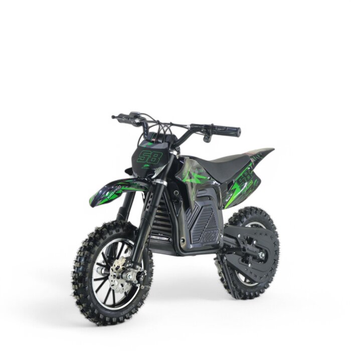 1000W 36V Dirtbike Pocketbike Cross Kindermotorrad Crossbike KXD 703E Grün