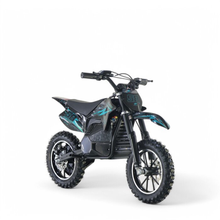 1000W 36V Dirtbike Pocketbike Cross Kindermotorrad Crossbike KXD 703E Türkis