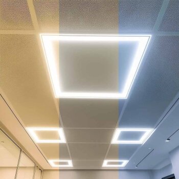 LED Panel Varnalux Deckenleuchte Dimmbar Flach 60x60 62x62 120x30 36W 40W 6000K