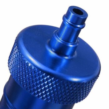 Benzinfilter Blau Alu Honda Suzuki KTM Motorrad universal Benzin Filter Go  Kart
