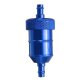 Benzinfilter Blau Alu Honda Suzuki KTM Motorrad universal Benzin Filter Go  Kart