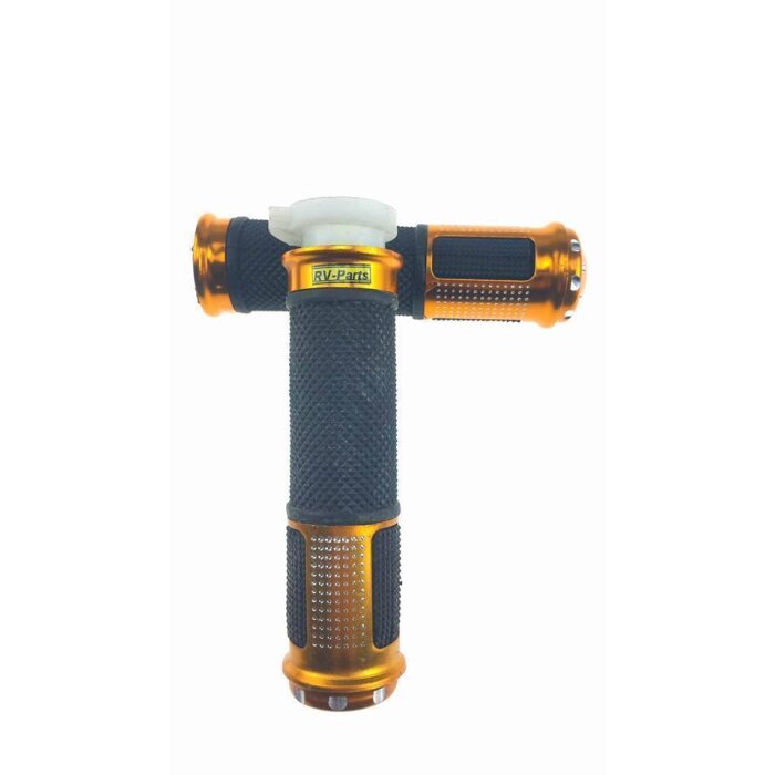 Dirtbike ATV Pocket Bike Monkey Pocketbike Dreh Gas Griff Set Tuning CNC in Gold
