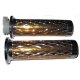 49ccm Go Ped Benzin Scooter ATV Pocket Rennbike  Gas Griff Set Gold 22mm Lenker