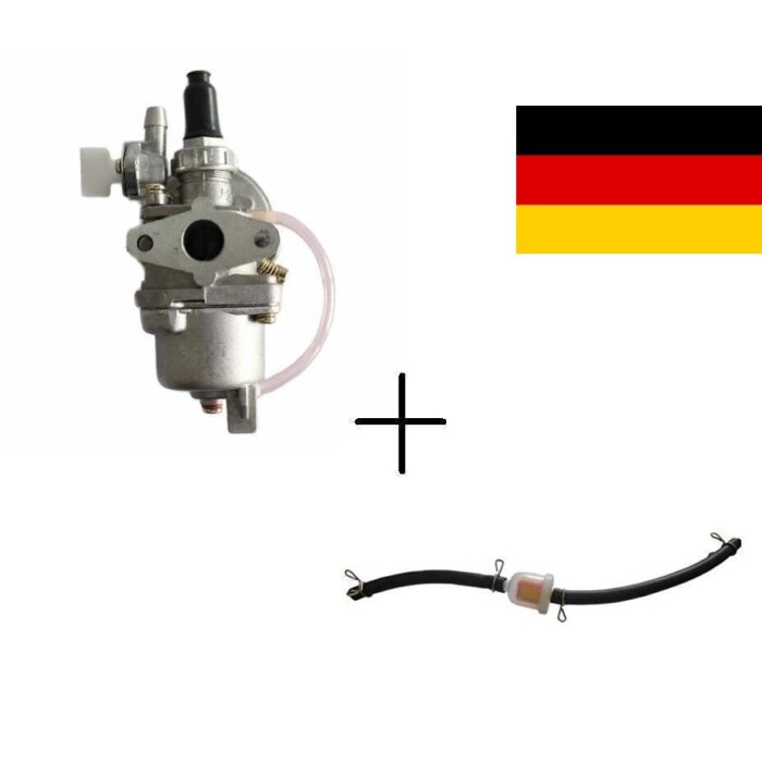 49ccm Vergaser Pocketbike Pocket Quad Benzinhahn Pocket 2 Takt + Benzinfilter