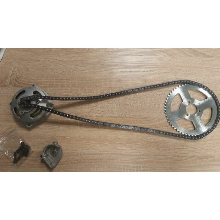 Pocketbike 6er Ritzel Kupplungsglocke 54 Zähne T8F Kette Set Kettenrad Tuning 